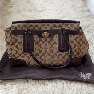 Coach brown purse
